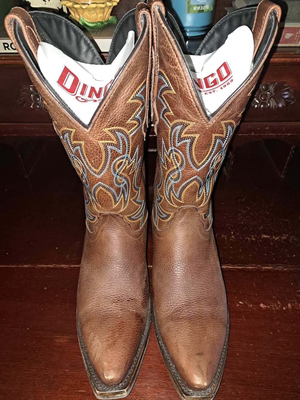 Dingo Men's Brown Western Cowboy Boots 9.5D